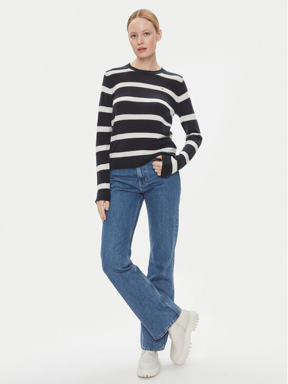 Tommy Hilfiger Tommy Hilfiger Sweater WW0WW40264 Sötétkék Regular Fit