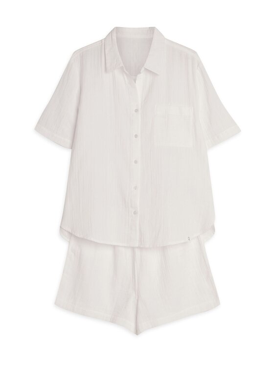 Esotiq Esotiq Sportovní set 43142 Bílá Regular Fit