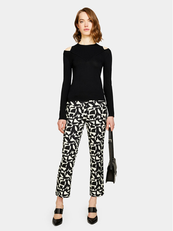Sisley Sisley Svetr 1B7YM104G Černá Slim Fit