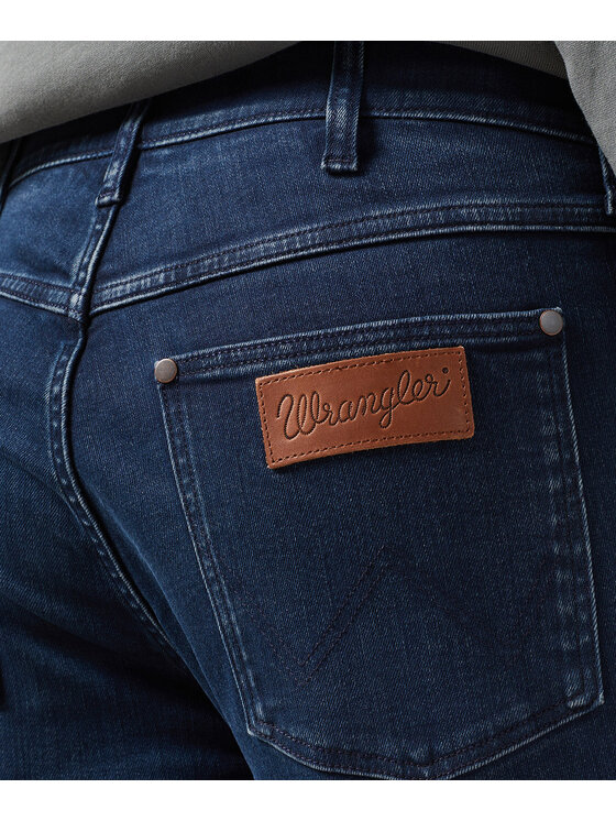 Wrangler Wrangler Jeansy 112350742 Granatowy Straight Leg
