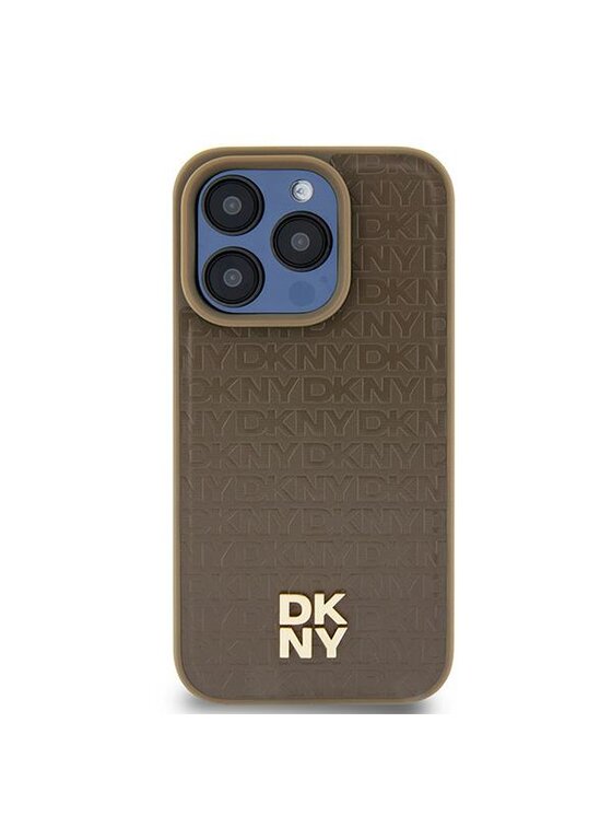 Etui na telefon DKNY, Brązowe, Apple iPhone 15 Plus