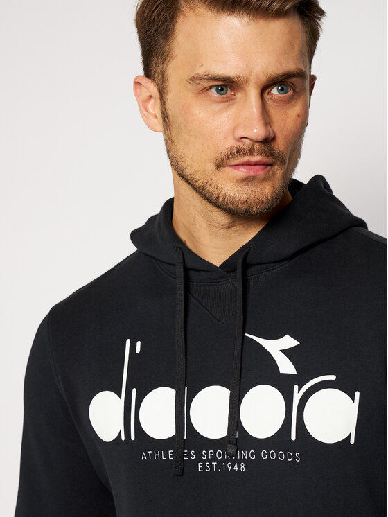 Diadora Diadora Felpa Unisex 5 Palle 502.173623 Nero Comfortable Fit