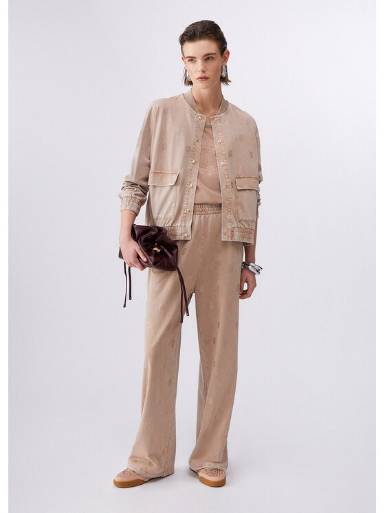 Liu Jo Liu Jo Pantaloni di tessuto TA6102JS008L9030 Beige Regular Fit