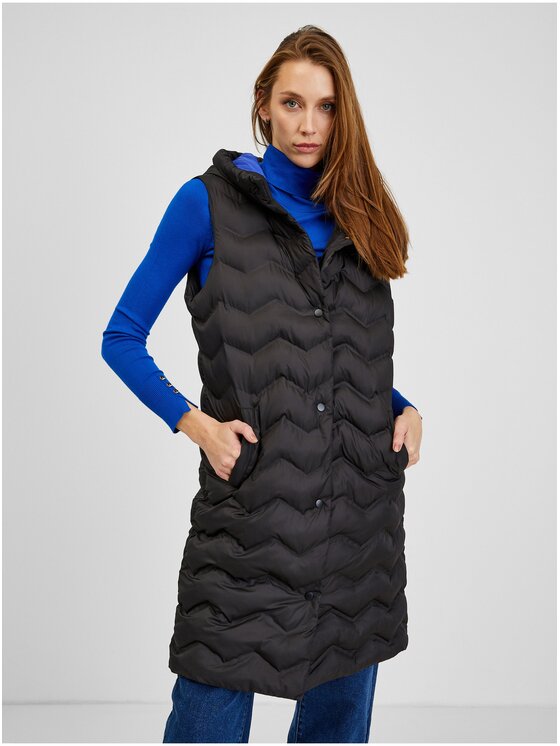 Orsay Orsay Bezrękawnik 808006-660000__38 Czarny Regular Fit