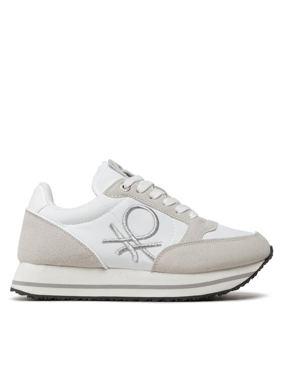 United Colors Of Benetton United Colors Of Benetton Sneakers Bull BTW213201 Bianco