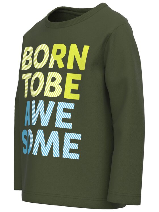NAME IT NAME IT Μπλουζάκι 13218853 Πράσινο Loose Fit