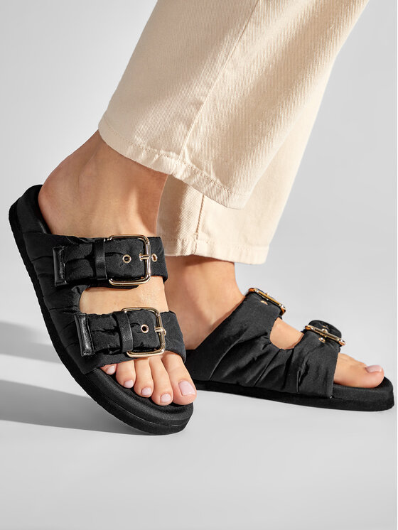 Red Valentino Red Valentino Plätud XQ0S0H45KAG Must