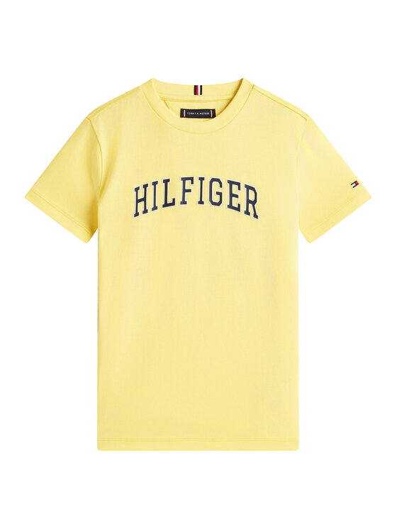 Tommy Hilfiger Tommy Hilfiger T-krekls KB0KB10420 Dzeltens Regular Fit