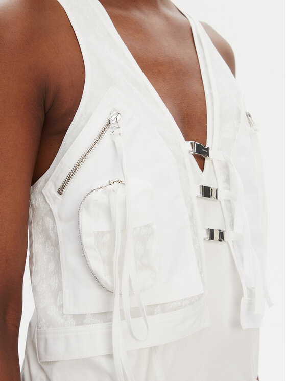 PINKO PINKO Vestito da giorno Benny 105305 A2MO Bianco Regular Fit