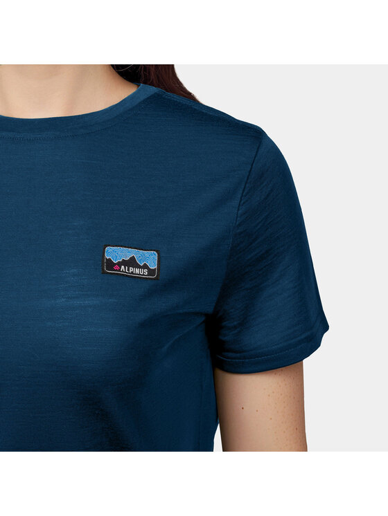 Alpinus Alpinus T-Shirt Otago Niebieski