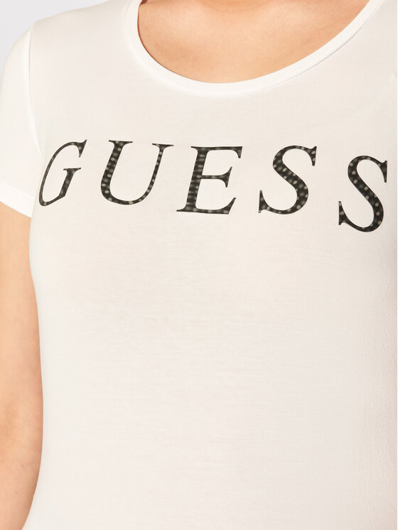 Guess Guess Футболка Emma W0YI0F J1300 Білий Regular Fit
