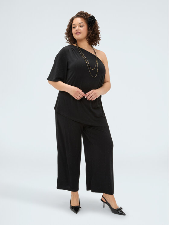 Fiorella Rubino Fiorella Rubino Spodnie materiałowe P877L002497N033 Czarny Regular Fit