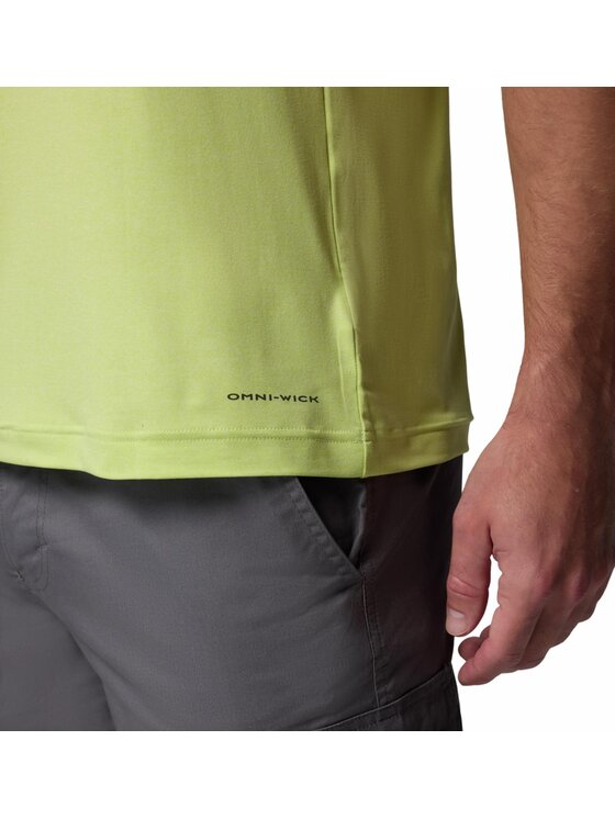 Columbia Columbia T-Shirt 216508 Żółty Regular Fit