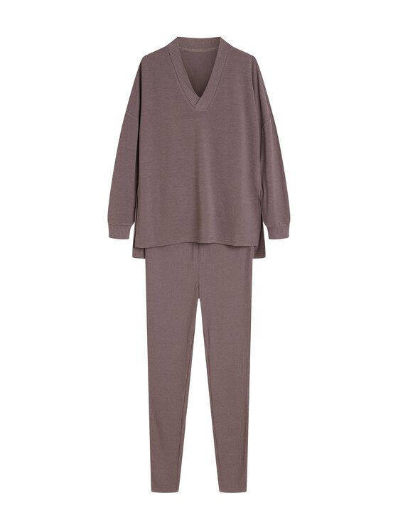 Esotiq Esotiq Komplet sportowy 42411 Szary Loose Fit