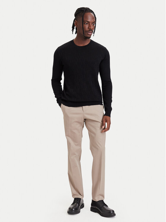 KARL LAGERFELD KARL LAGERFELD Sweter 655011 564301 Czarny Regular Fit