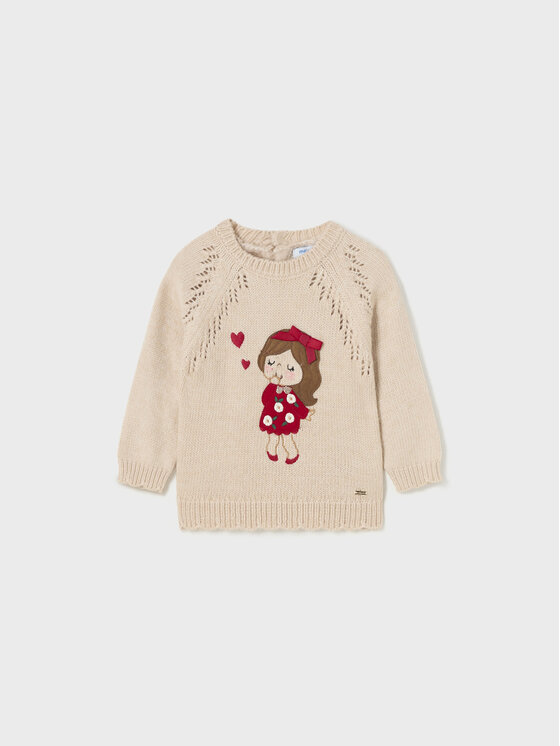 Mayoral Mayoral Sweater 2.309 Bézs Regular Fit