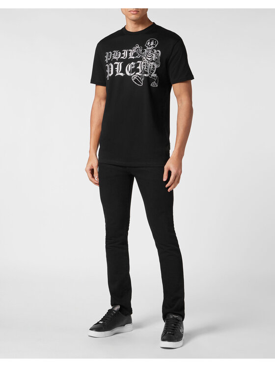 PHILIPP PLEIN PHILIPP PLEIN T-Shirt 15127 Czarny Regular Fit