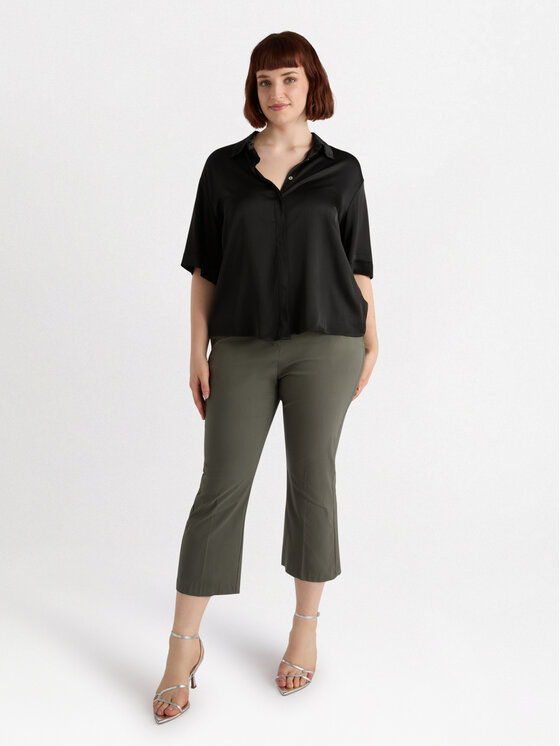 Fiorella Rubino Fiorella Rubino Pantaloni di tessuto P145L102148N035 Verde Regular Fit