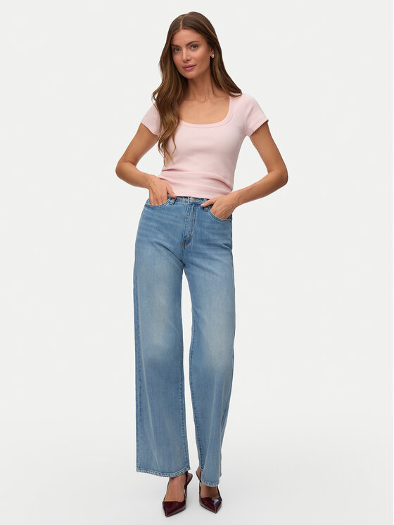 Vero Moda Vero Moda Tričko Chloe 10344953 Ružová Regular Fit