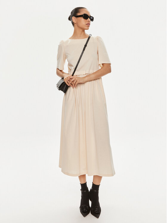 Weekend Max Mara Weekend Max Mara Sukienka codzienna Snack 2415621062 Beżowy Relaxed Fit