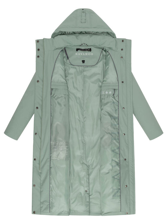 Navahoo Navahoo Kurtka zimowa Waldbummler Zielony Regular Fit
