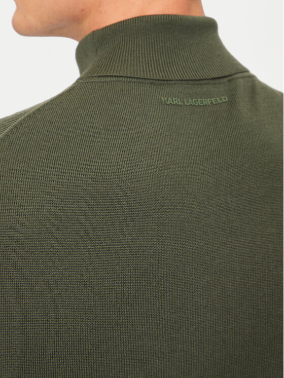 KARL LAGERFELD KARL LAGERFELD Rollkragenpullover 655058 544399 Grün Regular Fit