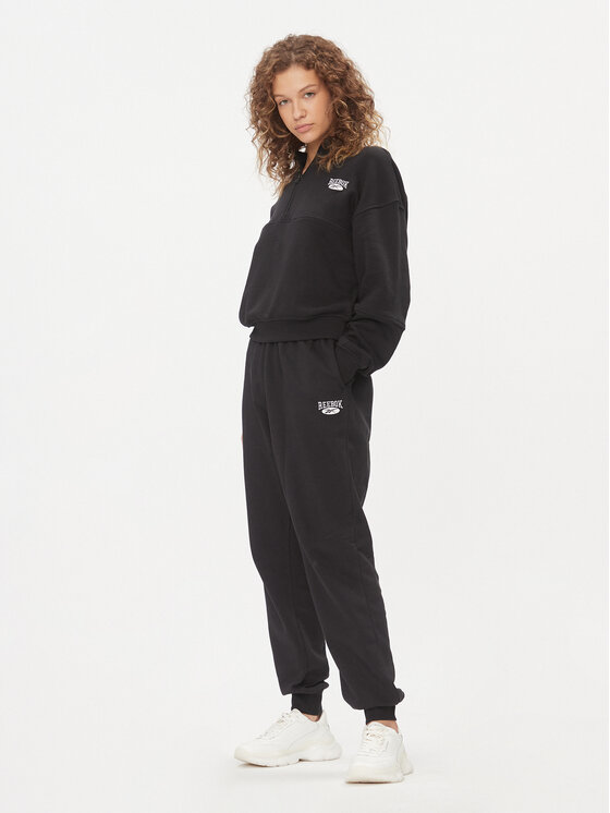 Reebok Reebok Spodnie dresowe Classics IL4639 Czarny Regular Fit