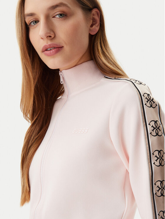 Guess Guess Bluza V3RQ12 KB3P2 Różowy Regular Fit