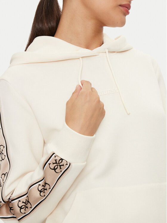 Guess Guess Μπλούζα V4YQ11 KB3P2 Μπεζ Regular Fit