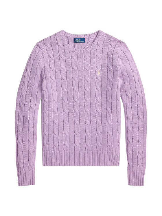 Polo Ralph Lauren Polo Ralph Lauren Sweter 211971869505 Fioletowy Slim Fit