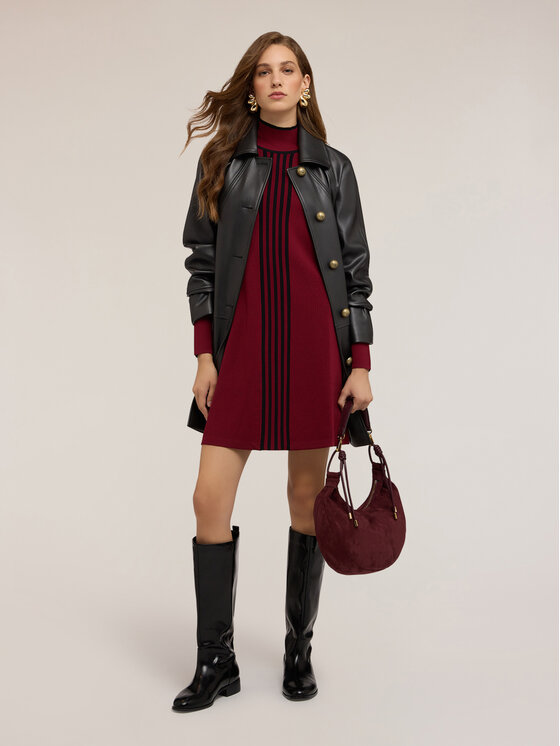 Motivi Motivi Cappotto 0078Q000596N033 Nero Regular Fit