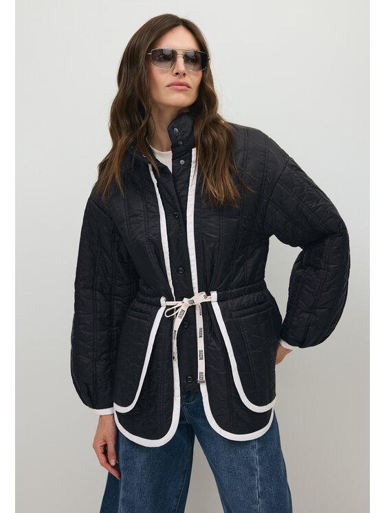 BIZUU BIZUU Kurtka anorak THULIN ANORAK JACKET Czarny Standard Fit