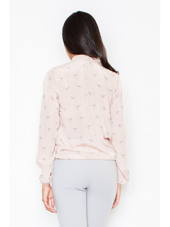 FIGL FIGL Halenka M371 Růžová Regular Fit