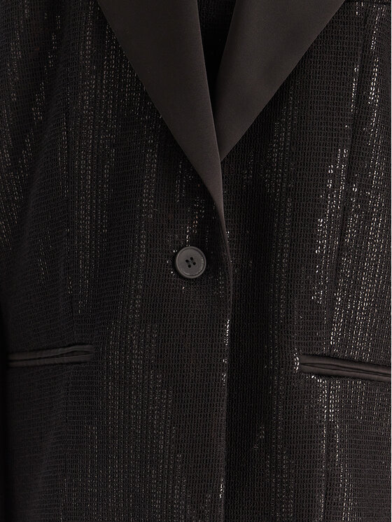 Eleh Eleh Sakko EFW250252 Schwarz Regular Fit