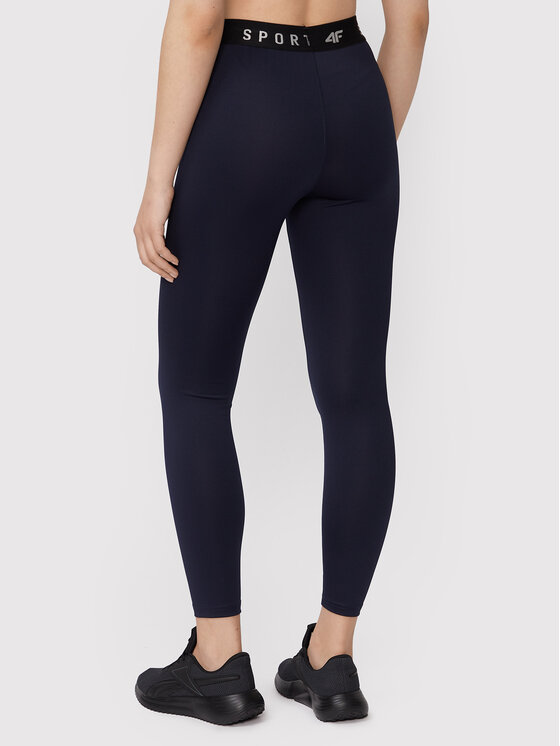 4F 4F Legginsy H4Z22-SPDF351 Granatowy Slim Fit