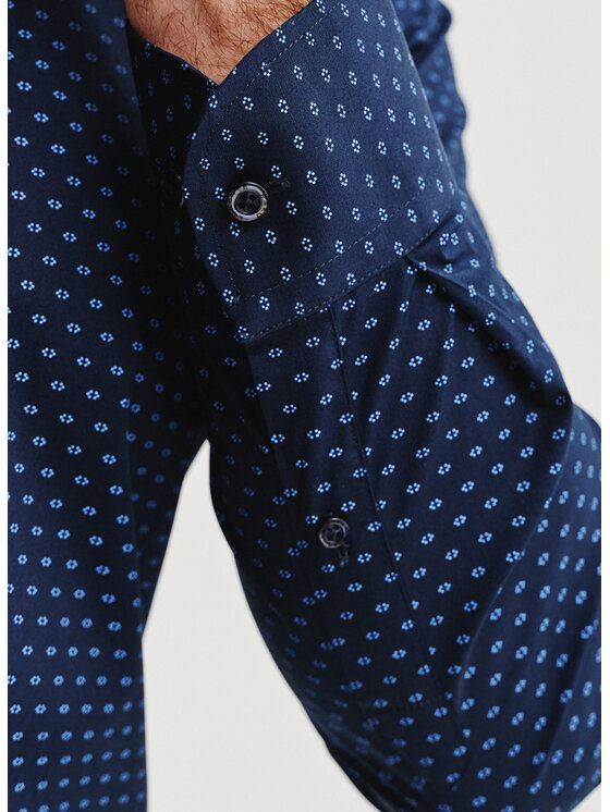 Pako Lorente Pako Lorente Koszula P25SF-1X-036 Granatowy Slim Fit