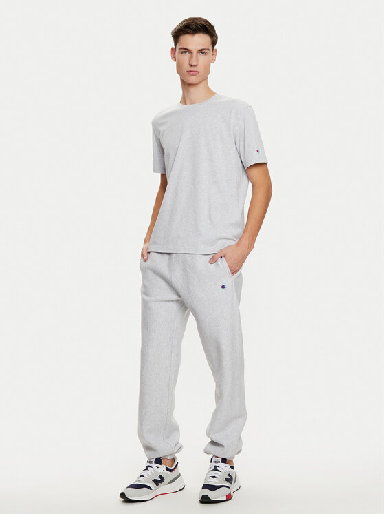 Champion Champion Спортивні штани 220709 Сірий Relaxed Fit