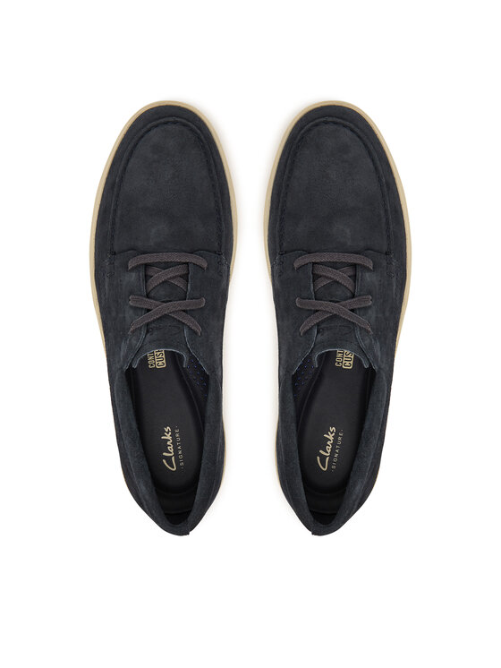 Clarks Clarks Polobotky Lockford Boat 26186188 Tmavomodrá