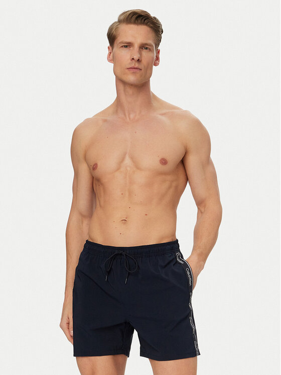 Calvin Klein Swimwear Calvin Klein Swimwear Plavecké šortky LV00N61002 Tmavomodrá Regular Fit