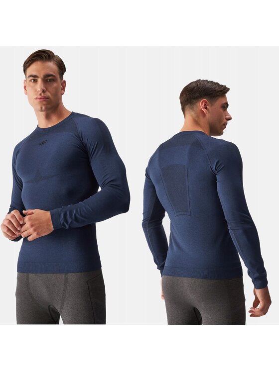 4F 4F Bielizna termoaktywna górna USEAM174-XXL/3XL-31 Granatowy Regular Fit