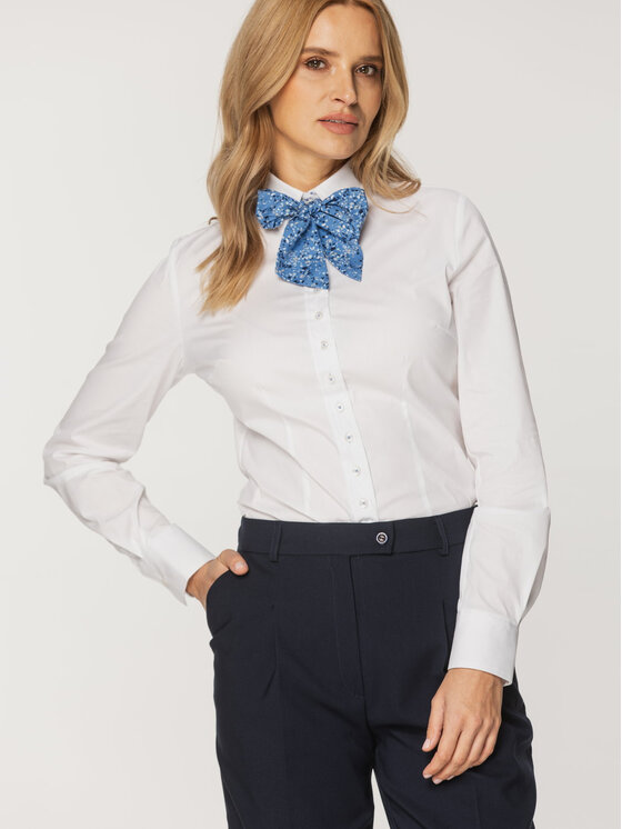 Willsoor Willsoor Koszula 61382 Biały Regular Fit