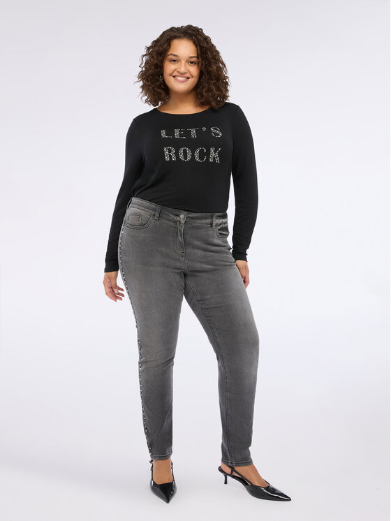 Fiorella Rubino Fiorella Rubino T-shirt G229L008534N033 Nero Regular Fit