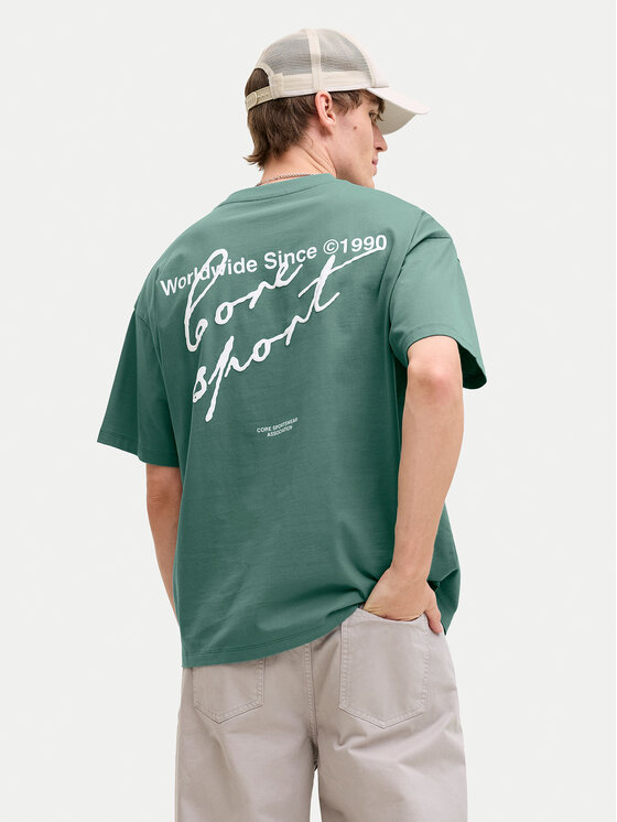 Jack & Jones Jack & Jones T-Shirt Dust 12292982 Τυρκουάζ Loose Leg