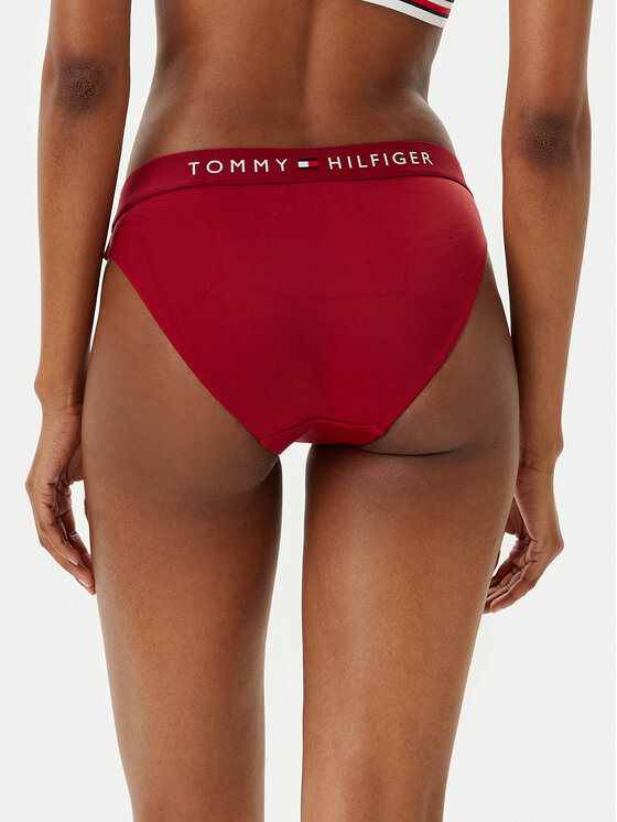 Tommy Hilfiger Tommy Hilfiger Dół od bikini UW0UW04120 Czerwony