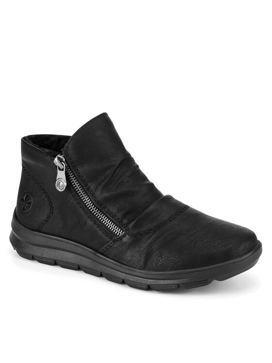 Rieker Rieker Botine Z0051-01 Negru