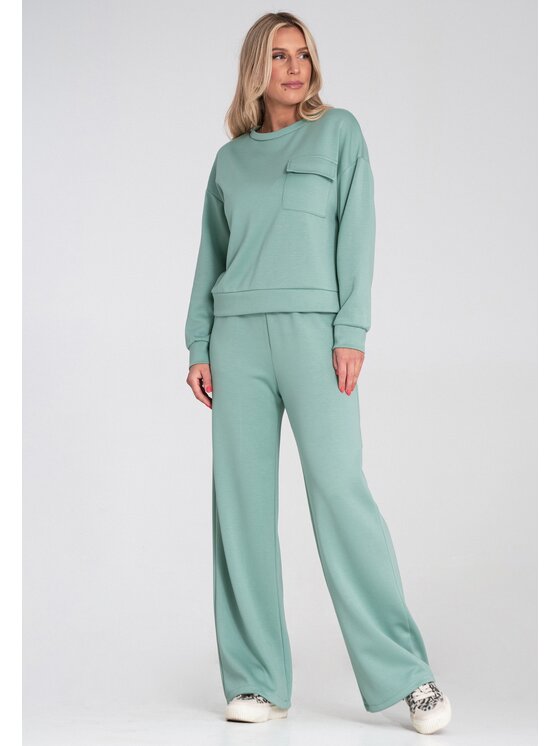 FIGL FIGL Komplet dresowy M1249 Zielony Regular Fit