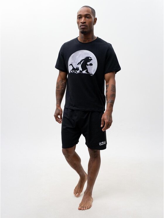 Smerfy Smerfy Piżama Gargamel klakier na prezent 129779 Czarny Regular Fit
