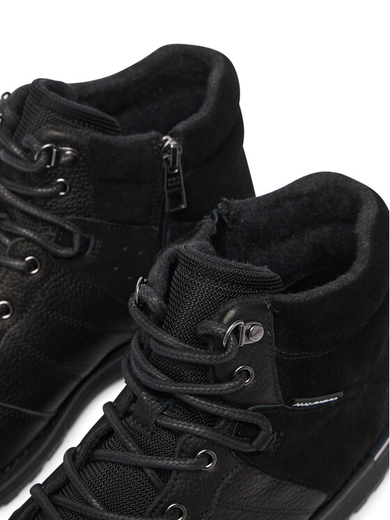 Tommy Hilfiger Tommy Hilfiger Μποτίνια Corporate Outdoor Warm Lth Boot FM0FM05991 Μαύρο