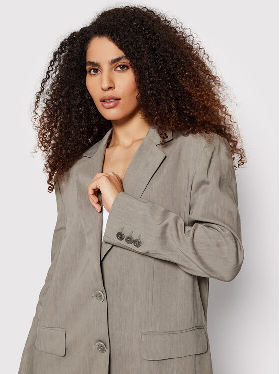 Marella Marella Marynarka Patty 30410125 Szary Straight Fit