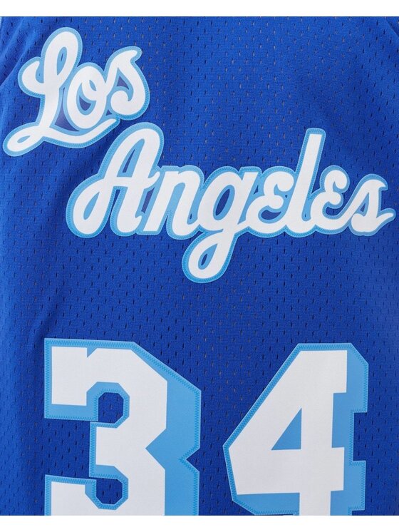 Mitchell & Ness Mitchell & Ness Tank top NBA SWINGMAN LOS ANGELES LAKERS SHAQUILLE O`NEAL Modrá Regular Fit